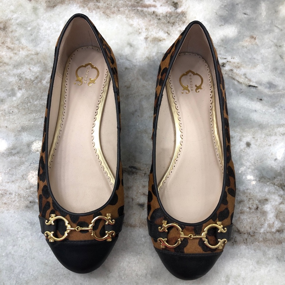 C Wonder Animal Print ballet flats